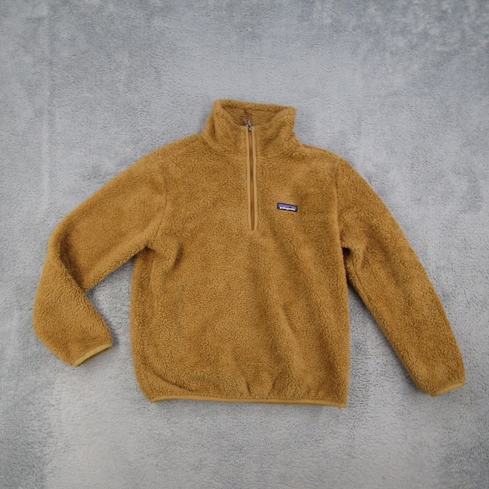 Patagonia Los Gatos 1/4 Zip Fleece Pullover Brown M 25236FA21